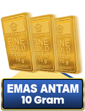 Emas Antam 10 Gram