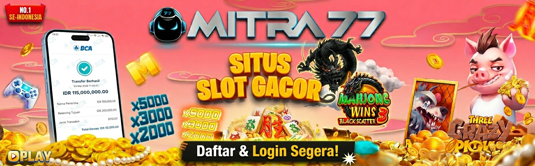 Daftar & Login Mitra77