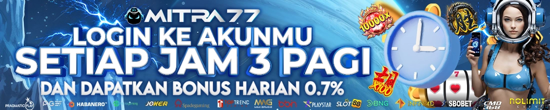 Bonus Setiap Hari Komisi 0.7%